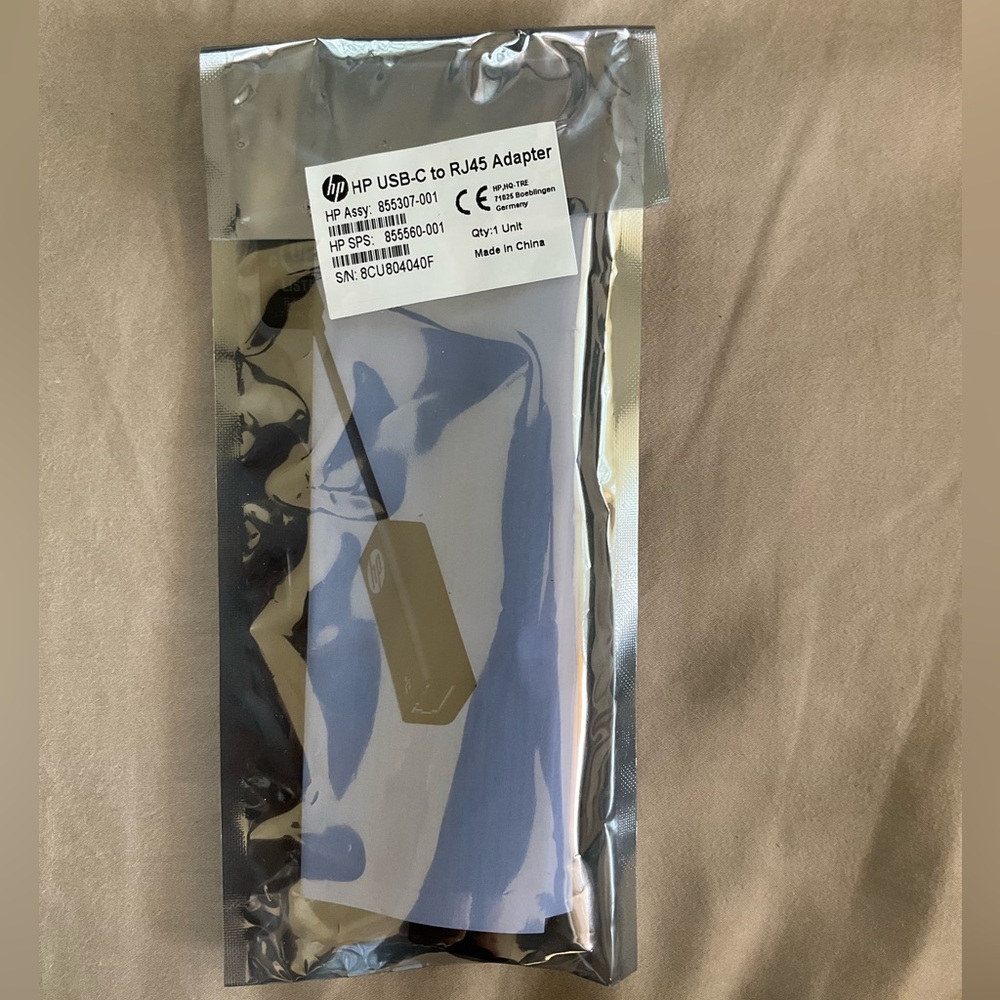 HP USB-C to RJ45 Adapter - Picture 3 of 8